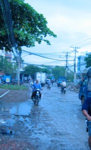 A small town just a few miles from where Hau and Minh grew up in Vietnam.