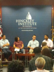 Pannel style discussion at the Hinkley Institute, Oct 4, 2012